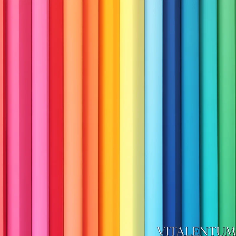 AI ART Gradient Color Vertical Line Abstract Design