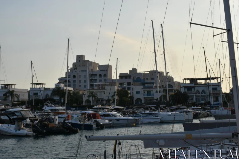 PHOTO Limassol Marina at Dusk