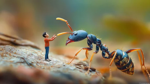 Giant Ant with Child