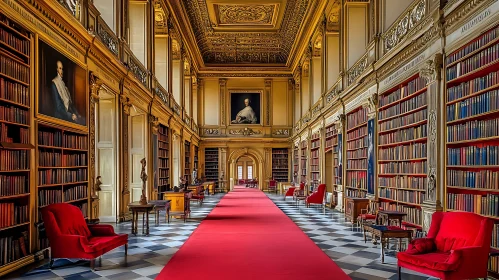 Classic Library Interior Design