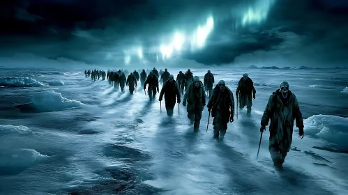 Icy Zombie Apocalypse: The Frozen March