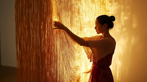 Silhouette in Golden Light