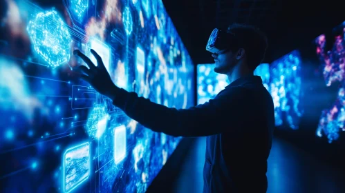 Virtual Reality Interface Interaction