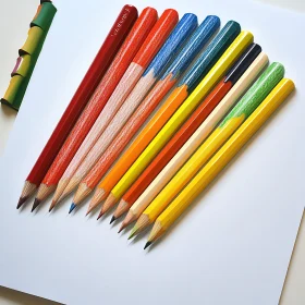 Gradient of Colored Pencils Art Supplies