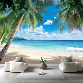 Tropical Beach Paradise Wallpaper