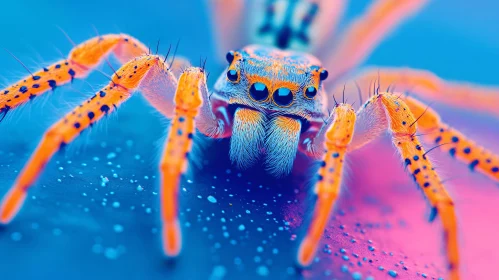 Vivid Spider Macro Photography