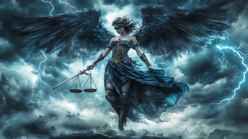 Winged Justice Amidst the Storm