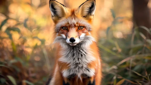 Fox in Autumnal Light