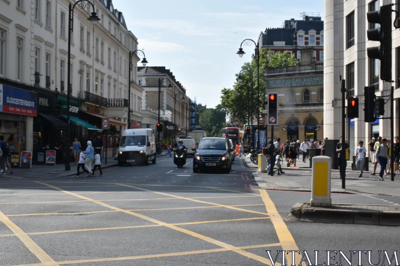 Bustling London Cityscape Free Stock Photo