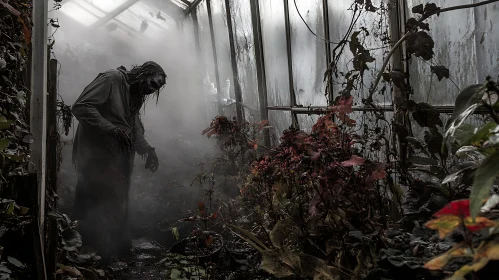 Foggy Greenhouse Zombie Encounter