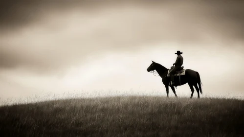 Lone Rider on the Horizon