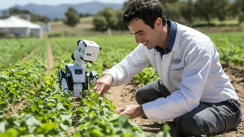 Future of Agriculture: Man and Robot Farming