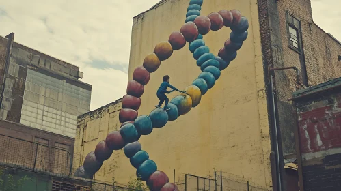 DNA Mural in the City