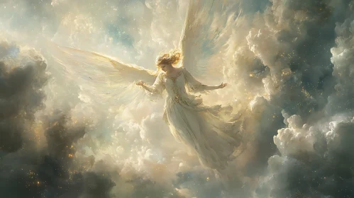 Angel in Clouds