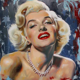 Iconic Marilyn Monroe Portrait in Art