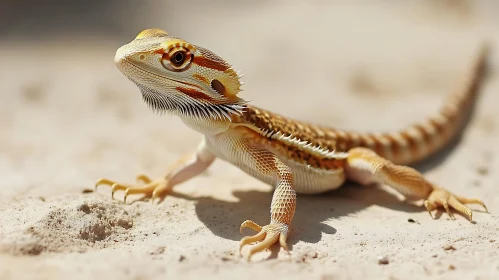 Detailed Lizard Close-Up