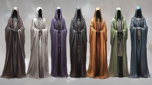 Mysterious Robed Figures