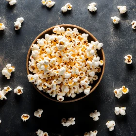 Rustic Popcorn Snack