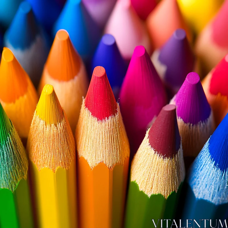 AI ART Vibrant Colored Pencils Still Life