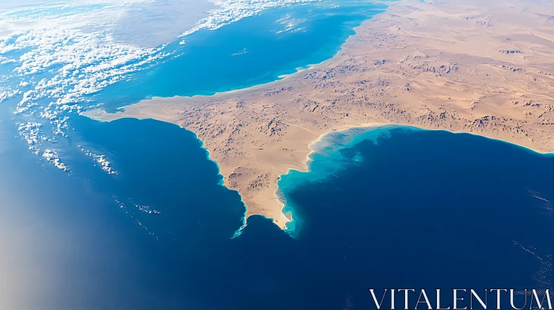 Desert and Sea Aerial