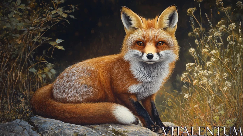 Fox in Forest
