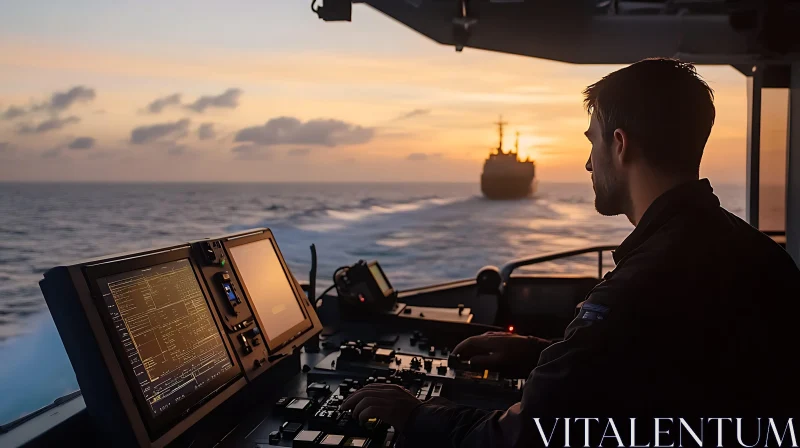 Sunset Voyage: A Seafarer's Journey