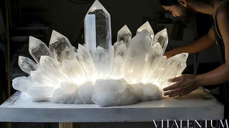 Luminous Quartz Crystals