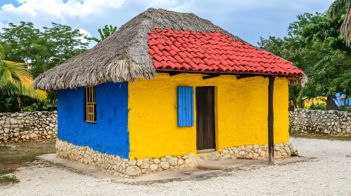 Vibrant Rural House with Unique Design