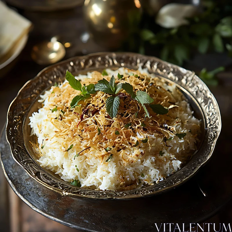 Gourmet Rice Bowl with Mint