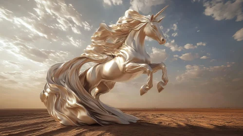 Majestic Unicorn Sculpture