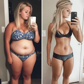 Before and After: A Fitness Success