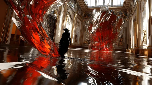 Abstract Figure in Grand Hall
