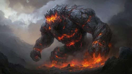 Lava Infused Stone Creature