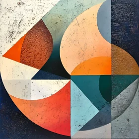 Colorful Geometric Patterns on Canvas