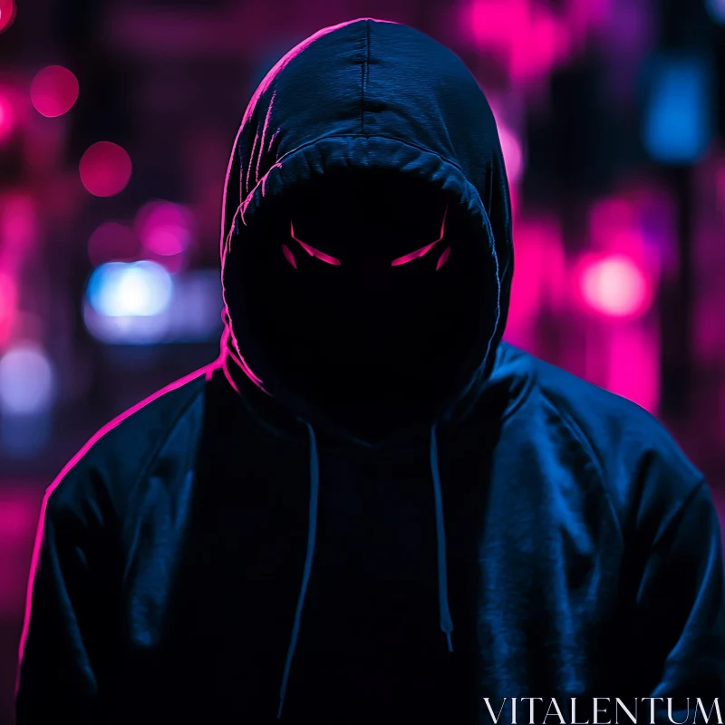 Mysterious Glowing Eyes in the Night
