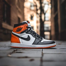 Urban Fashion: High-Top Sneaker Still Life
