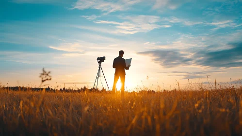 Golden Hour Photographer in Field