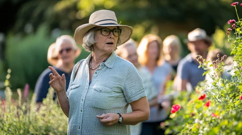 Garden Tour with Woman Guide