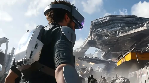 Tech Amidst Destruction: A VR Scenario