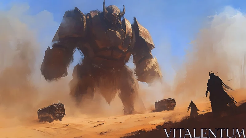Desert Titan: A Post-Apocalyptic Vision