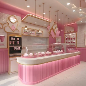 Sweet Candy Shop Pink Dreamscape