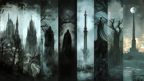 Seven Shades of Gothic: A Monochrome Tale