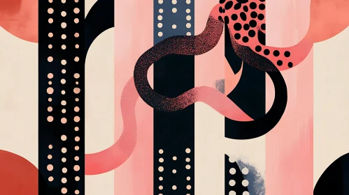 Modern Art with Patterns and Shapes