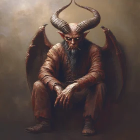 Winged Demon Portrait