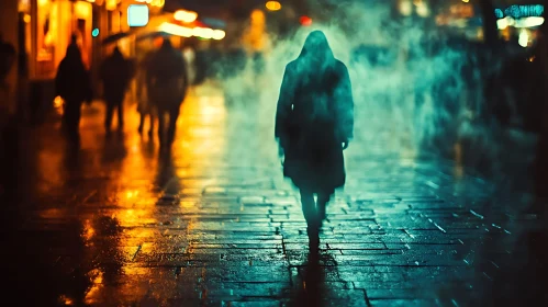 Night Walker in the City