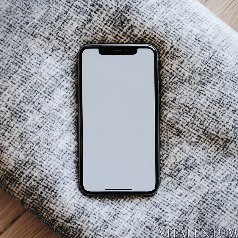 Modern Mobile Phone Still Life AI Image
