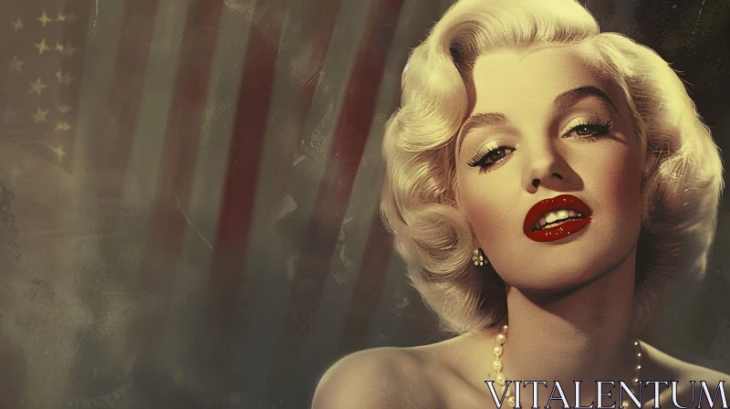 AI ART Iconic Hollywood Star Marilyn Monroe