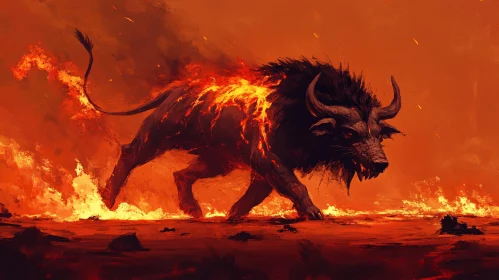 Raging Fire Bull