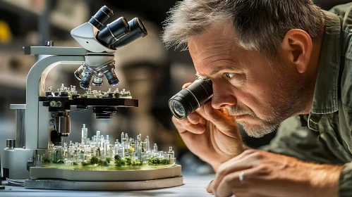 Miniature Cityscape Analysis by Scientist