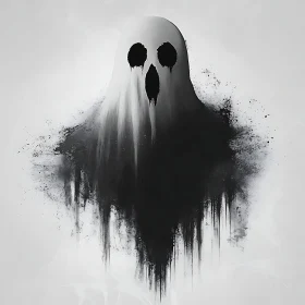 Monochrome Ghost Portrait